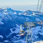 Berg oder Mt Titlis in der Schweiz in der Nähe von Engelberg