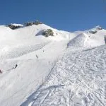Skipiste und Seilbahn von Engelberg