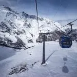 Plattjen Gondelbahn Talfahrt Saas Fee