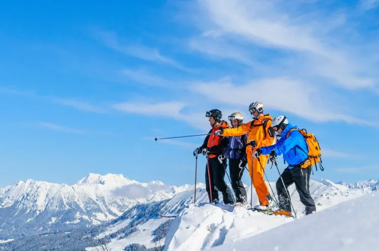 Freerider am Gipfel
