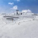 Wunderschöne Piste in den Alpen