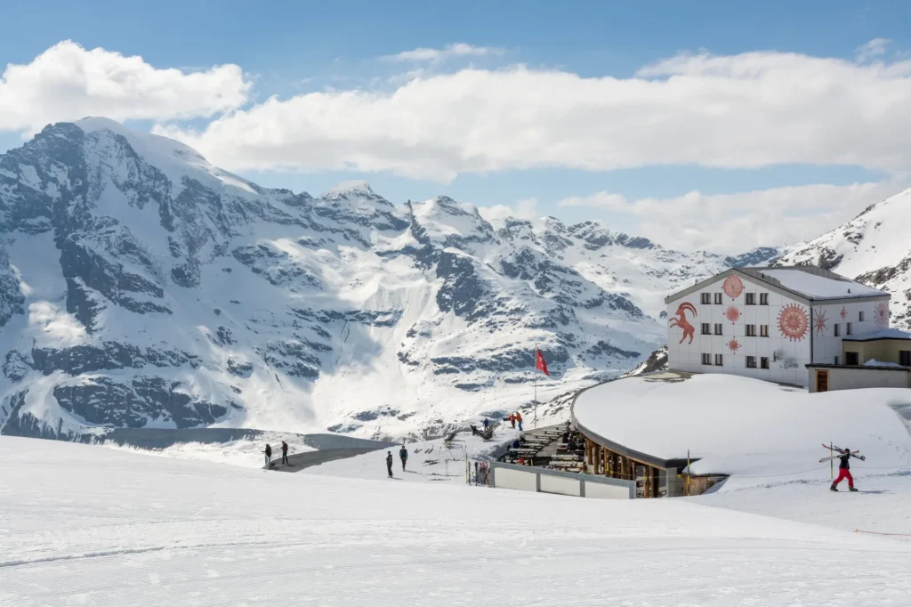 Winterzeit auf der Diavolezza, Schweiz